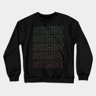 Schmidt Name Pattern Crewneck Sweatshirt